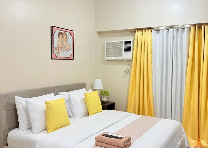 Cozy King Bed With Sofa Bed Sunvida Tower Across Sm With Balcony * Cebu