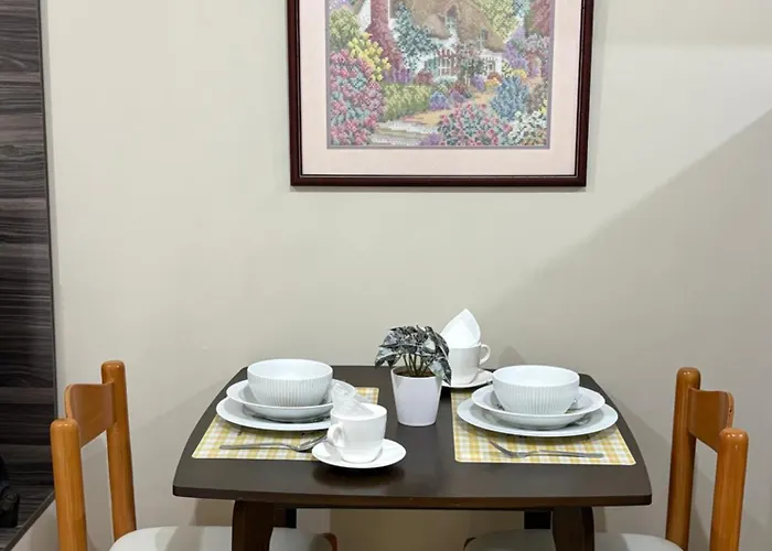 Cozy King Bed With Sofa Bed Sunvida Tower Across Sm With Balcony Apartment Cebu